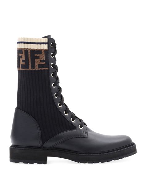 Fendi leather boots